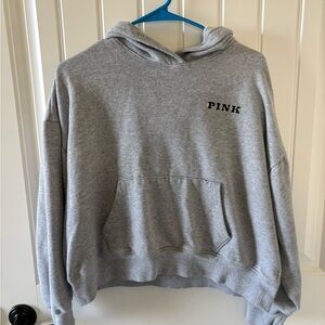 PINK Victoria's Secret Light Gray Hoodie
